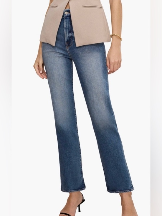 Good American Denim - NWT Good American Good Boy Straight Cropped Jeans Size 10/30; Originally $159